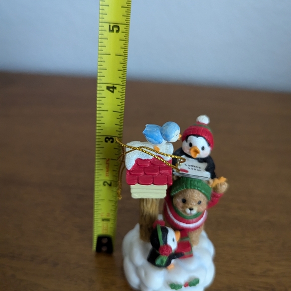 San Francisco Music Box Christmas Ornament Sending Christmas Greetings - Picture 10 of 10